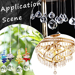DIY Teardrop Crystal Chandelier Parts Making Findings&nbsp;DIY-SP0001-26