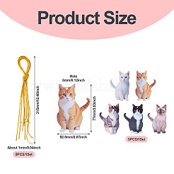 1Bag Printed Opaque Acrylic Big Pendants&nbsp;OACR-TA0003-98