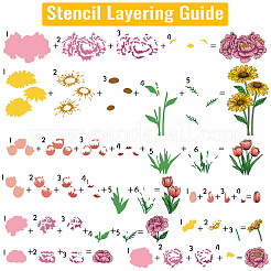 Flower Theme DIY Scrapbooking Tools&nbsp;DIY-TN0001-03