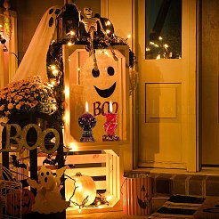 Halloween Theme DIY Candle Silicone Statue Molds&nbsp;DIY-SZ0007-18
