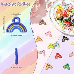 Baking Paint Acrylic Pendants&nbsp;OACR-CJC0005-06