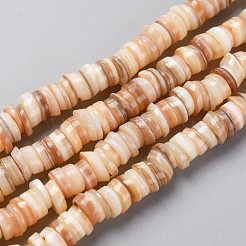 Natural Freshwater Shell Beads Strands&nbsp;SHEL-C001-06