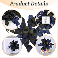 8Pcs Polyester Ribbon Bows&nbsp;DJEW-SP0001-05C