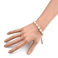 Adjustable Nylon Thread Braided Beads Bracelets&nbsp;BJEW-JB05382-01