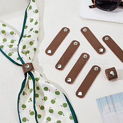 PU Leather Scarf Clips&nbsp;FIND-WH0199-340