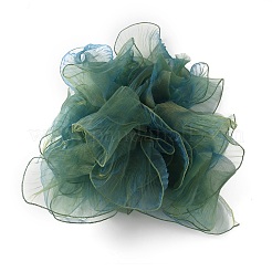 Polyester Pleated Lace Trim Ribbon&nbsp;OCOR-WH0079-45D