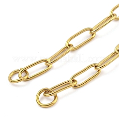 304 Stainless Steel Paperclip Chains Necklace Makings&nbsp;AJEW-P119-05G
