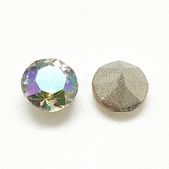 Pointed Back Glass Rhinestone Cabochons&nbsp;RGLA-T110-5mm-001GL