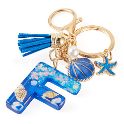 Star Resin & Shell Keychains&nbsp;KEYC-TAC00087-01F
