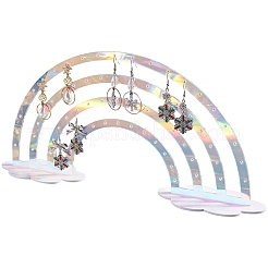 Acrylic Rainbow Cloud Earrings Display Stand&nbsp;EDIS-WH20012-001