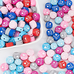 240Pcs 8 Colors Handmade Polymer Clay Bead Strands&nbsp;CLAY-PA0001-44