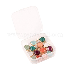 14Pcs 7 Style Natural White Jade Pendants&nbsp;G-LS0002-06