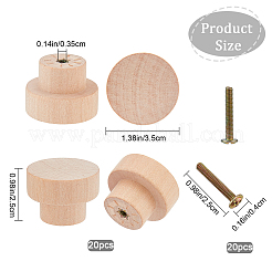 Wood Drawer Knob&nbsp;WOCR-CP0001-02