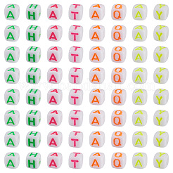 1332Pcs 4 Colors Opaque Acrylic Beads&nbsp;OACR-TA0014-42
