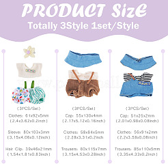 3Sets Cloth Clothing Sets for DIY Doll Making&nbsp;DIY-TA0014-34