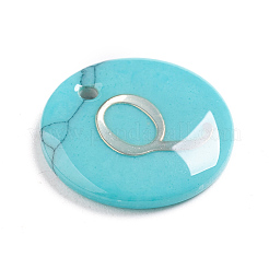 Synthetic Turquoise Charms&nbsp;G-L561-001Q