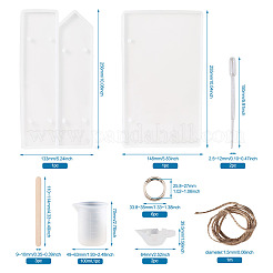 DIY Doorplate Silicone Mold Kits&nbsp;DIY-TA0008-32