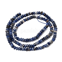 Natural Sodalite Beads Strands&nbsp;G-G343-A04-2x4mm