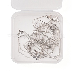 Tarnish Resistant 304 Stainless Steel Wire Pendants&nbsp;STAS-X0017-15P