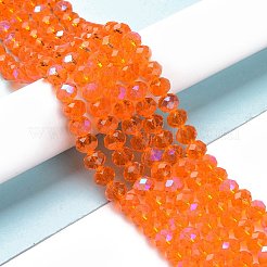 Electroplate Glass Beads Strands&nbsp;LS-EGLA-A034-T1mm-L07