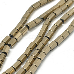 Electroplate Non-magnetic Synthetic Hematite Bead Strands&nbsp;G-F300-38A-06
