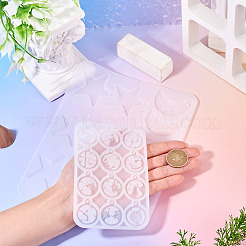 2Pcs 2 Styles DIY Pendant Silicone Molds&nbsp;DIY-TA0014-90