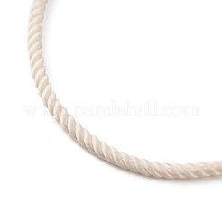 2MM Round Nylon Milan Cord Necklace Makings&nbsp;MAK-F038-C33-G
