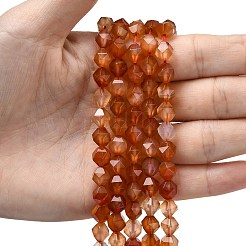 Natural Red Agate Beads Strands&nbsp;G-Z119-A02-02