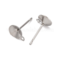 Anti-Tarnish 304 Stainless Steel Stud Earring Findings&nbsp;STAS-S151-01P-G