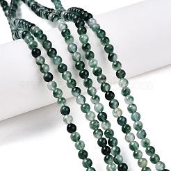 Dyed Natural White Jade Beads Strands&nbsp;G-T140-4mm-A07