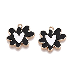 Rack Plating Alloy Enamel Pendants&nbsp;ENAM-N056-344
