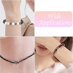 6Pcs 6 Styles 316 Surgical Stainless Steel European Beads&nbsp;STAS-CJ0002-69