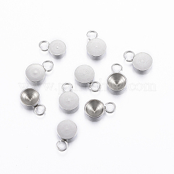 Non-Tarnish 201 Stainless Steel Pendant Rhinestone Settings&nbsp;X-STAS-H376-36