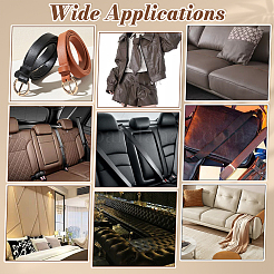 2M Lychee Pattern PU Leather Fabric&nbsp;DIY-NB0015-01B