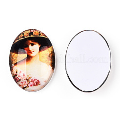 Glass Cabochons&nbsp;GGLA-T004-01-V