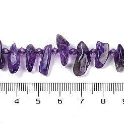 Natural Amethyst Nuggets Beads Strands&nbsp;G-B125-B01-01