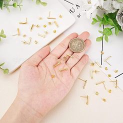 Brass Stud Earring Findings&nbsp;KK-FH0003-77