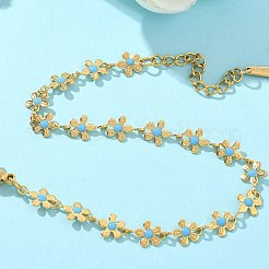 Bohemia Style 304 Stainless Steel Link Bracelets for Women&nbsp;BJEW-Z091-01G
