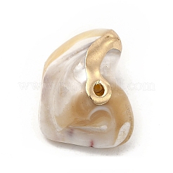 Baroque Natural Trochus Shell Pendants&nbsp;PEAR-P004-51KCG