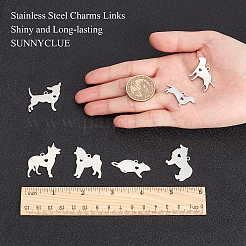 304 Stainless Steel Pendants&nbsp;STAS-SC0001-64P