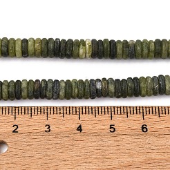 Frosted Natural Chinese Jade Beads Strands&nbsp;G-K389-C12-01