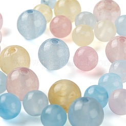 30Pcs 2 Style Natural White Jade Beads&nbsp;G-FS0001-77