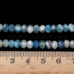Natural Banded Agate Beads Strands&nbsp;G-D344-A34-06