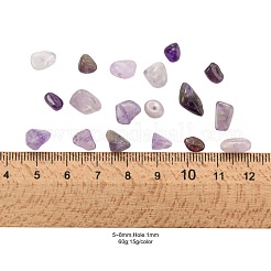 60G 4 Style Natural Mixed Gemstone Chip Beads&nbsp;G-FS0001-43