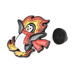 Flaming Animal Alloy Enamel Pins&nbsp;JEWB-G046-05I