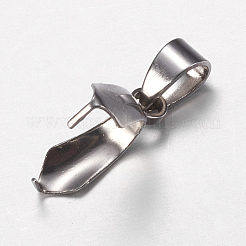 Tarnish Resistant 201 Stainless Steel Ice Pick Pinch Bails&nbsp;STAS-I097-041B