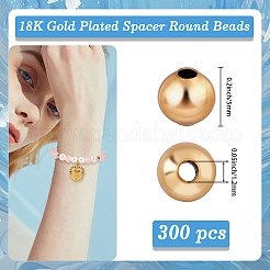 Brass Spacer Beads&nbsp;KK-BBC0015-08B