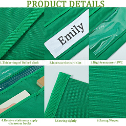 Oxford Cloth Chair Back Storage Buddy Pocket Chart&nbsp;AJEW-WH0314-191A