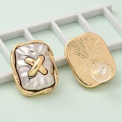 Alloy Stud Earrings&nbsp;EJEW-M092-04G