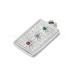 304 Stainless Steel Rhinestone Pendants&nbsp;STAS-L022-448P